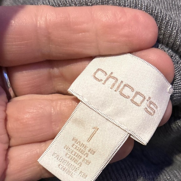 Women’s Long Sleeve Turtleneck Sweater Slim Fitted Pullover grey NWOT 1 Med9 92 - Picture 2 of 7